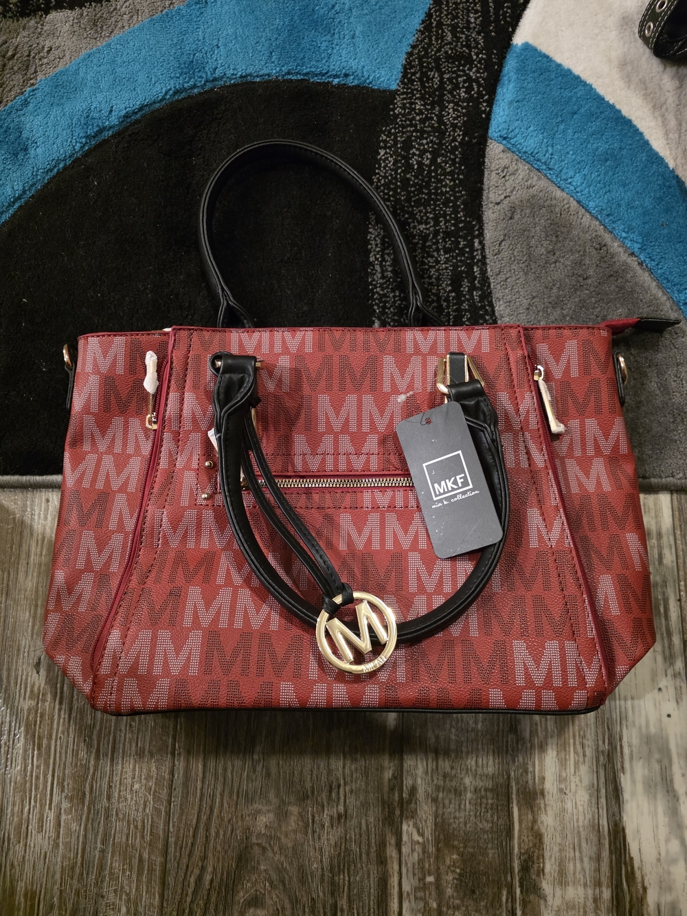 MKF Collection Siena Tote Bag Vegan Leather Shoulder Bag Purse by Mia K
